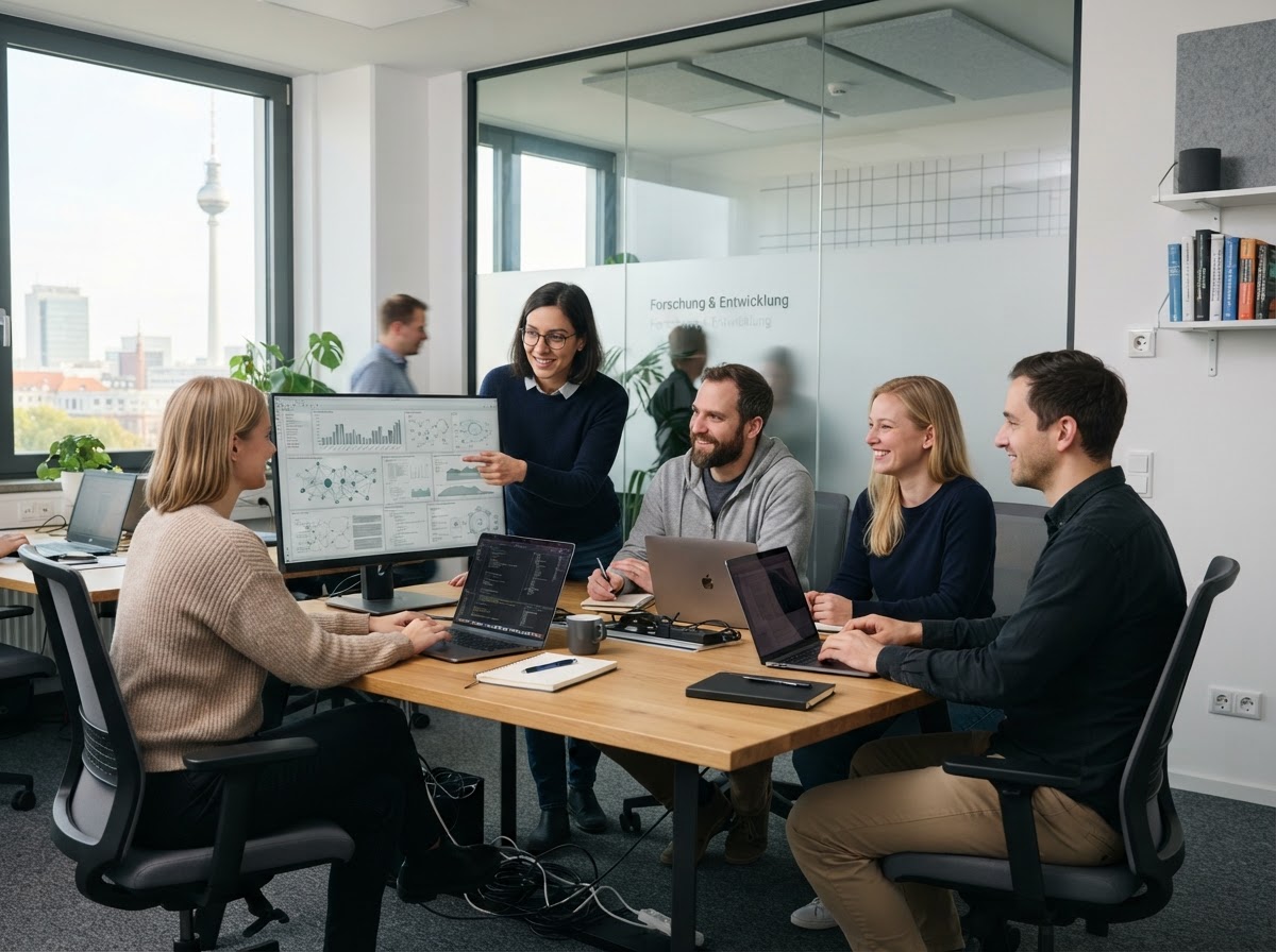Zylkronvex AI Team bei der Analyse von Finanzdaten